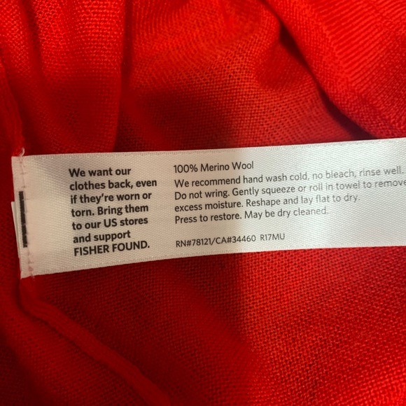 EILEEN FISHER Asymmetrical Merino Wool Lava Top - Picture 8 of 8